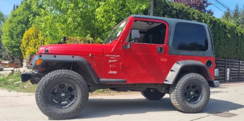 Jeep Wrangler cena 45900 przebieg: 240000, rok produkcji 1999 z Tarnobrzeg małe 4